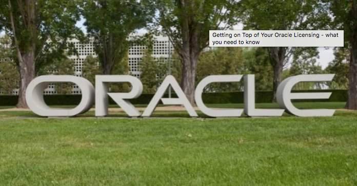 How to Stay on Top of Your #Oracle #Licensing: bit.ly/28Z4xNX