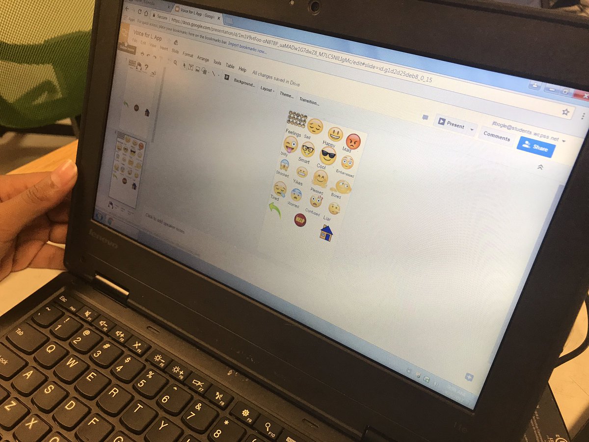 teachlivelaugh's tweet photo. I 💜the empathy this project develops. Ss are designing a communication app & others researching how 2 adapt toys 4 kids w/ special needs. https://t.co/603y1MwuCg