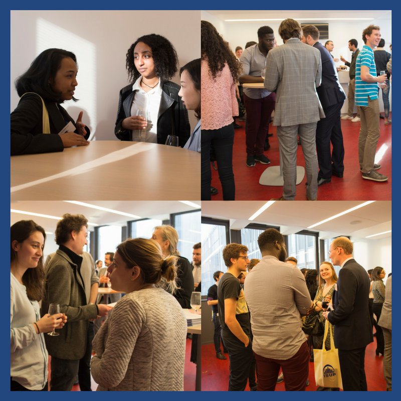 Un aperçu du premier #afterwork #ISUP ! Un beau moment de partage entre professionnels, alumni <a href="/aae_ISUP/">aae_ISUP</a> et étudiants #networking #actuary