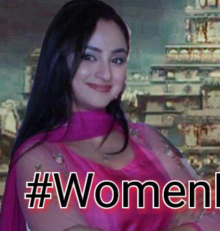 AashriWorld's tweet photo. @_madirakshi @shweta_official 
Any women is not less than A Man.💖 #WomenPower. https://t.co/2LS2UFk9CB