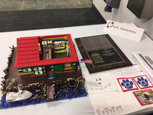 KCBOE's tweet photo. Congrats to all of the 4th grade KCS students who worked on Lego homes for the WV Home Show. 1st - Weberwood/2nd - Montrose/3rd - Pinch. https://t.co/TSy3aVzpQi