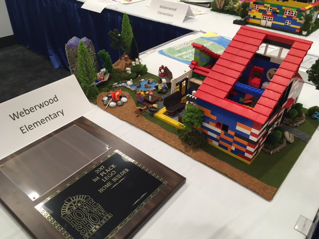 KCBOE's tweet photo. Congrats to all of the 4th grade KCS students who worked on Lego homes for the WV Home Show. 1st - Weberwood/2nd - Montrose/3rd - Pinch. https://t.co/TSy3aVzpQi