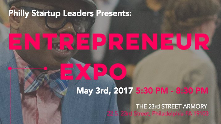 MakeOfficesPHL's tweet photo. A month today @startupleaders is showcasing the latest &amp; greatest from the region's startups at #PSLExpo17! Register:https://t.co/Q5ll643S8O https://t.co/FCuTGlpY5K