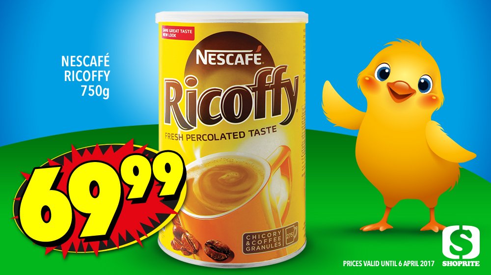It’s a LOW PRICE Easter at Shoprite! SAVE big on 750g Nescafé Ricoffy ...