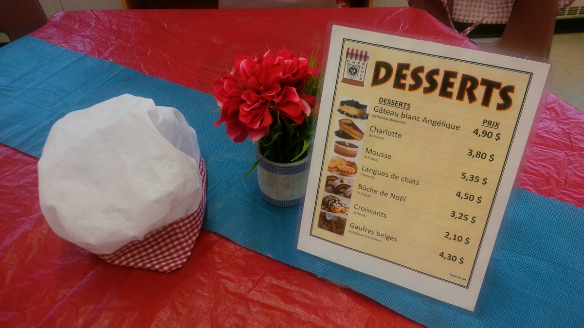 TDSB_JRR's tweet photo. Our Immersion and Core French classes are having #Cafecole visit today (authentic cafe experience!). https://t.co/dYZegf4gGX