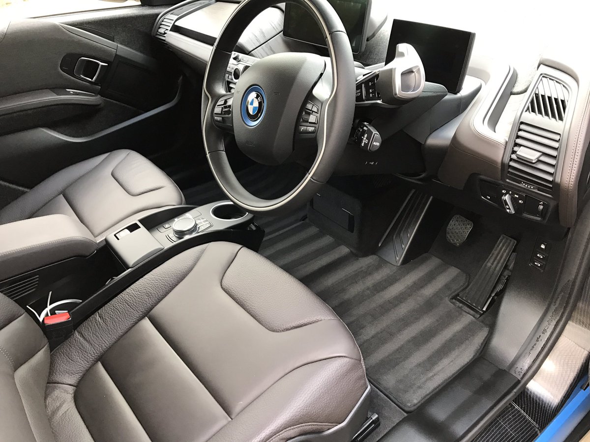My i3 is road ready with its very own <a href="/perfectionvalet/">Richard Tipper</a> stripes. I hardly want to get in it!! I promise not to wear muddy boots...again