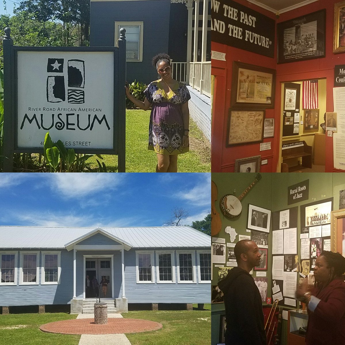 OurMuseums's tweet photo. Wonderful time @RiverRdAAMuseum thanks to powerhouse Kathe Hambrick. #BlackGirlMagic Heading to the @WhitPlantation today! #ourmuseums https://t.co/wH8lYNBv24