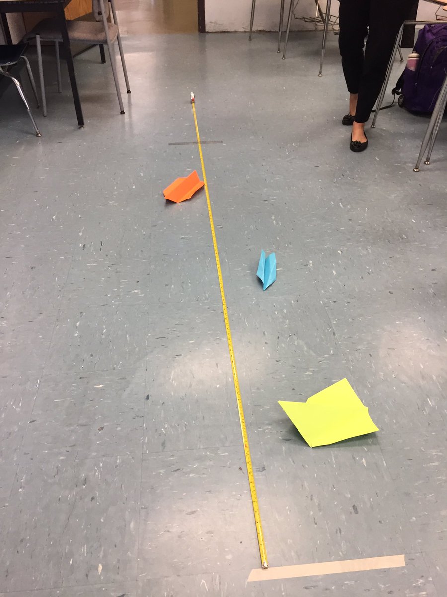 Mrs. Pucci (@mrspucci_ames) on Twitter photo How far would your paper airplane go?! #measurement #ameschiefs <a href="/Bridiekar/">Bridget M. Karis</a> <a href="/tmwillman/">Tania Willman</a> @AmesPrincipal <a href="/Meld521/">Melinda</a> How far would your paper airplane go?! #measurement #ameschiefs <a href="/Bridiekar/">Bridget M. Karis</a> <a href="/tmwillman/">Tania Willman</a> @AmesPrincipal <a href="/Meld521/">Melinda</a>