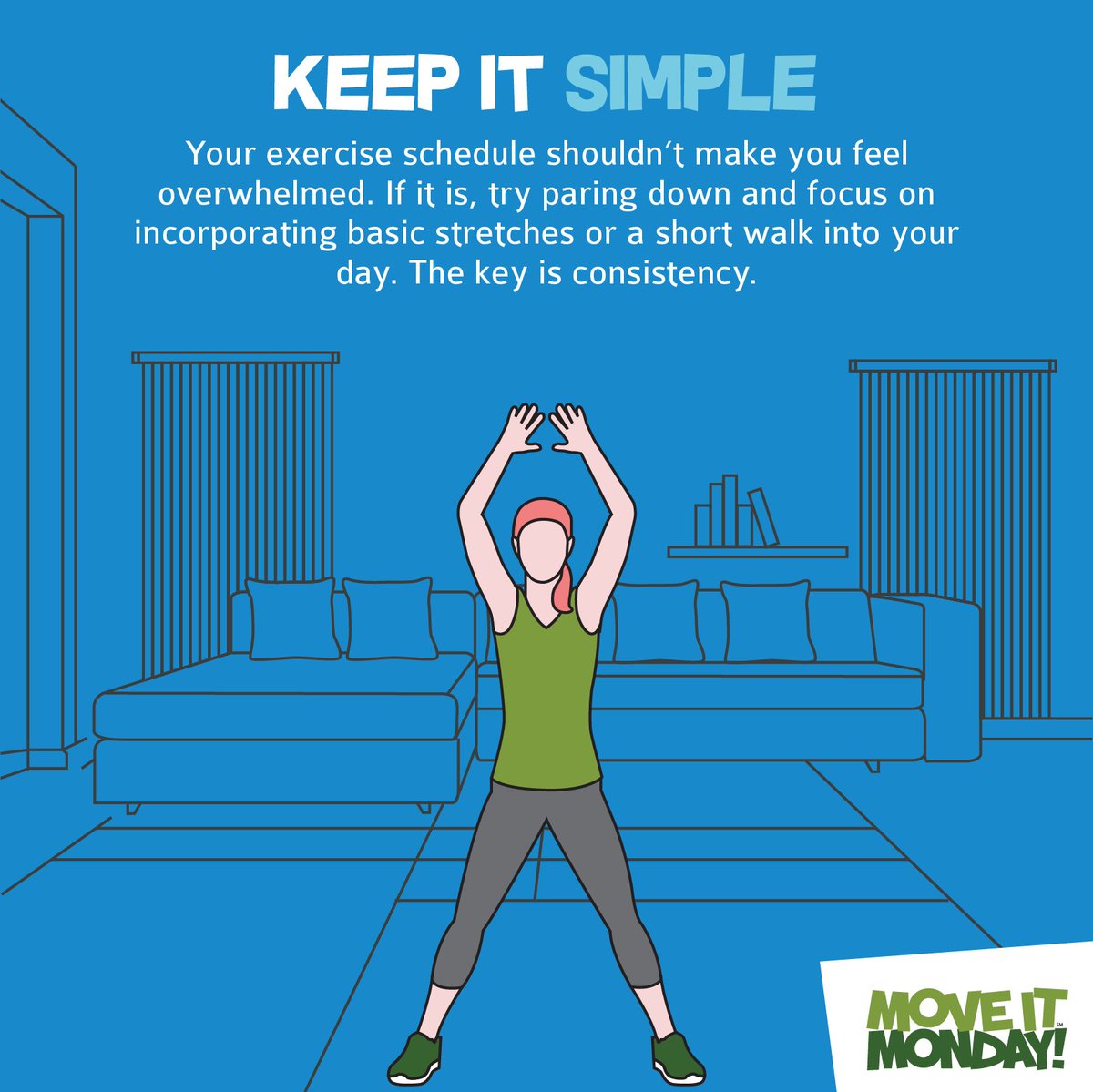 MoveItMonday's tweet photo. Remember, every movement you do during the day counts! #MoveItMonday https://t.co/e9NZ6ZL8b7