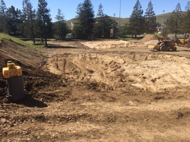 Sinsheimer Playground construction continues! Grading and site work moving forward. Very Exciting!