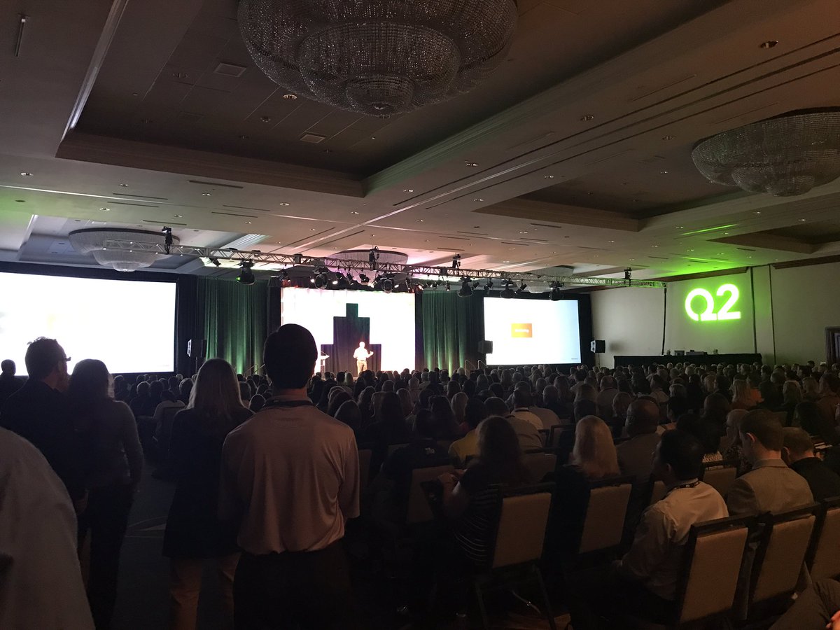 Boogie is getting things going for us #Q2Connect #fintech