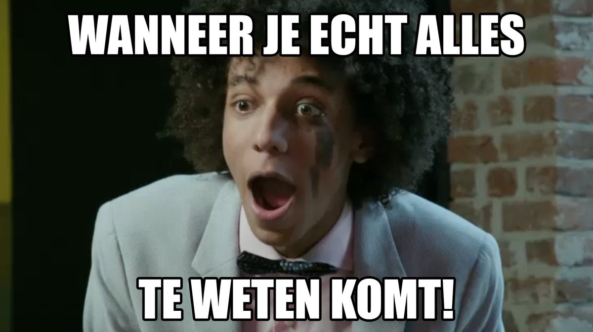 Vanavond dus. #DeMol