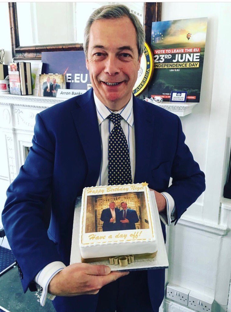 HAPPY BIRTHDAY MR BREXIT 