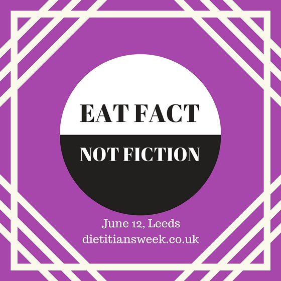 BDA_Dietitians's tweet photo. Make sure to follow #DietitiansWeek from 3pm, for live updates from our @DietitiansWeek event, Eat Fact Not Fiction. https://t.co/q1J6DKLImC