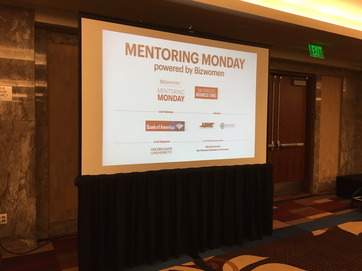 Excited to be a mentor this morning #MentoringMonday