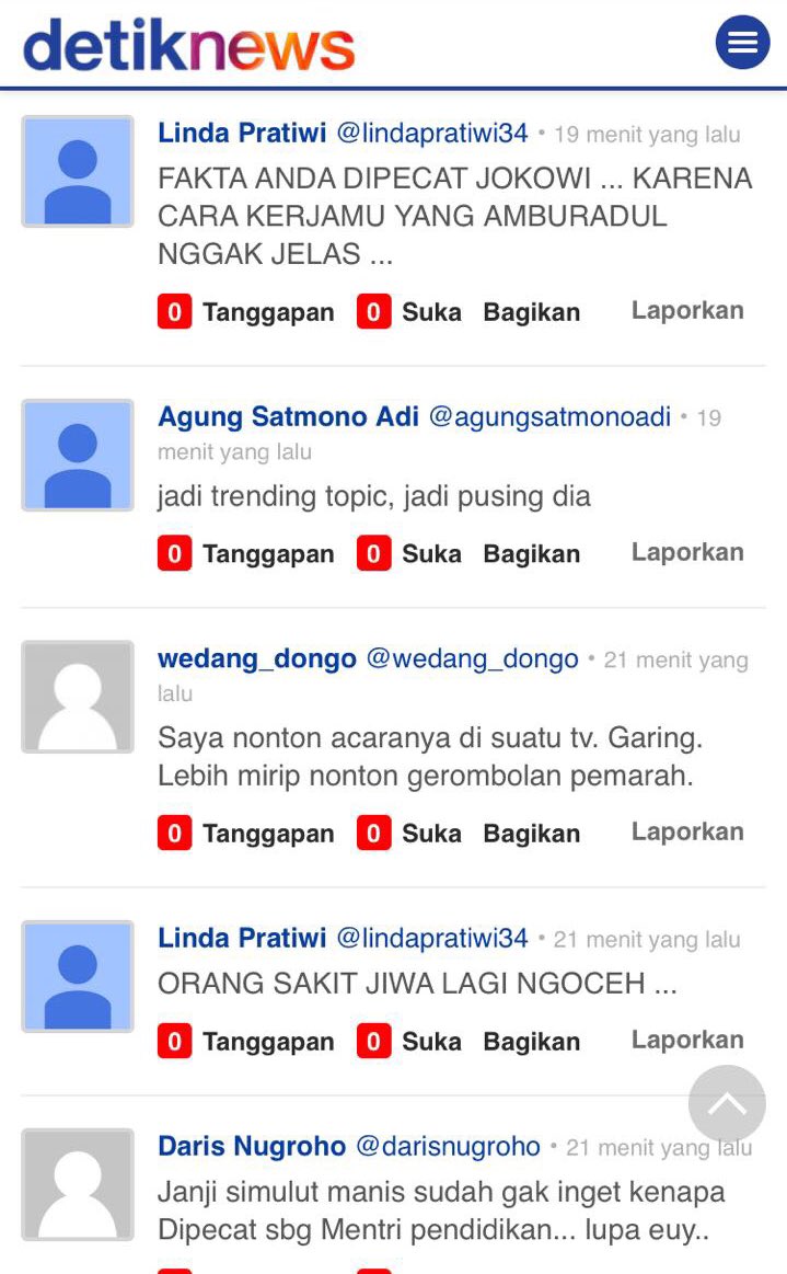 GunRomli's tweet photo. Dari hotel mewah, Anies pidato soal kemiskinan, apa komentar pembaca detik? Muak dgn pidato kebangsatan, baca sndri deh https://t.co/GxEmMHctXl