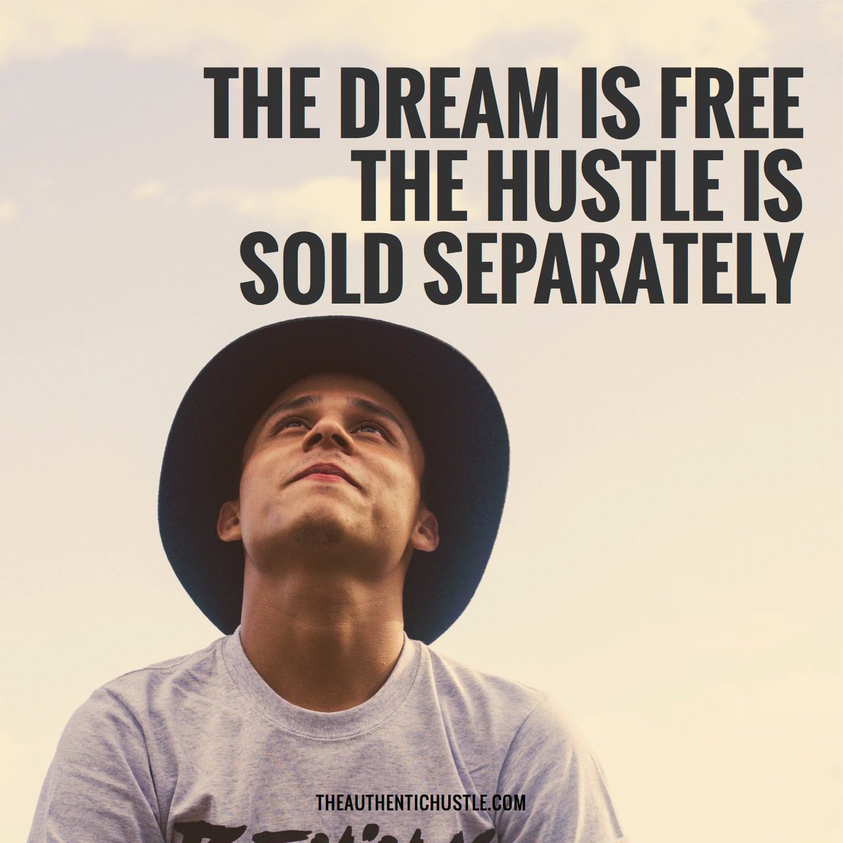 EviD's tweet photo. The dream is free, but the hustle is sold separately. Don't forget to do the work. #mondaymotivation #theauthentichustle https://t.co/utABOvL256
