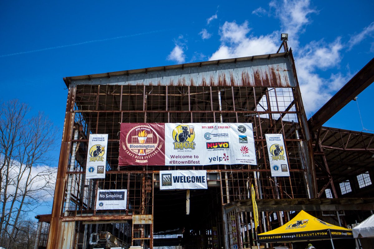DrinkIndiana's tweet image. It&apos;s looking like PERFECT beer fest weather for #BtownBfest! Get your tickets before they sell out at bloomingtonbeerfest.com #visitbtown