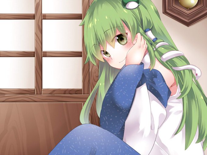 遅ればせながら告知を…。メロンブックスさまの例大祭カタログ購入特典で早苗さん描かせて頂きました~、良ければどぞどぞ!
https://t.co/V70yQmQIED 