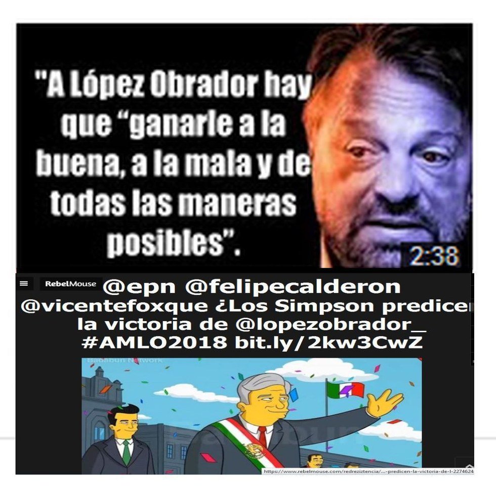 FRAUDE2006_2012's tweet photo. @RezizteK2018 #gdl #lldm👉#ABSPY👉@crnalexander 👉@concienciaradio @EPN @ARISTOTELESSD uy!!! #CHUPACABRAS #comunismo @lopezobrador_ #AMLO2018 https://t.co/TxHYgPc9az