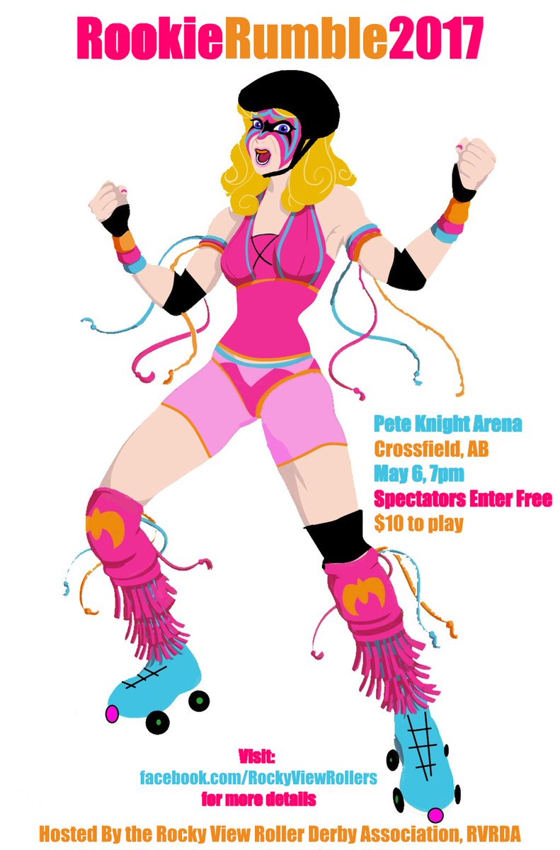 Official_RVRDA's tweet photo. ROOKIE RUMBLE! #rollerderby rookie invitational May 6 - gender inclusive, $10 to play, free to watch, more details: https://t.co/sTkSBhBKpg https://t.co/Qr5ul4z6st