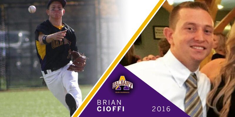 UAlbanyClubBase's tweet photo. .@BrianCioffi3 was former president of #UACB and from '12-'16 played 2nd. He was Mr.Clutch at the dish and now is an accountant at KPMG! https://t.co/fYkKgJmnLJ
