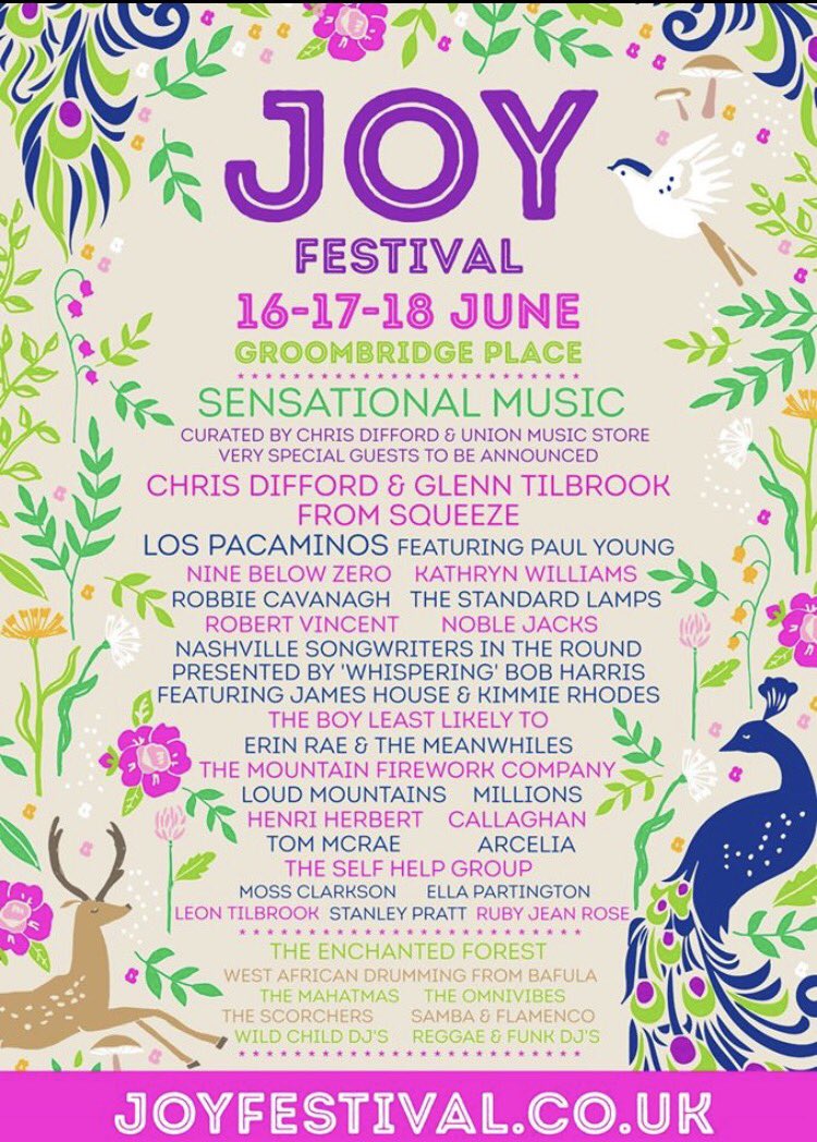 So here it is ... A brilliant lineup coming to <a href="/JoyFestivals/">Festival feed</a> 2017 book your tickets joyfestival.co.uk  #bestfestival #joy17