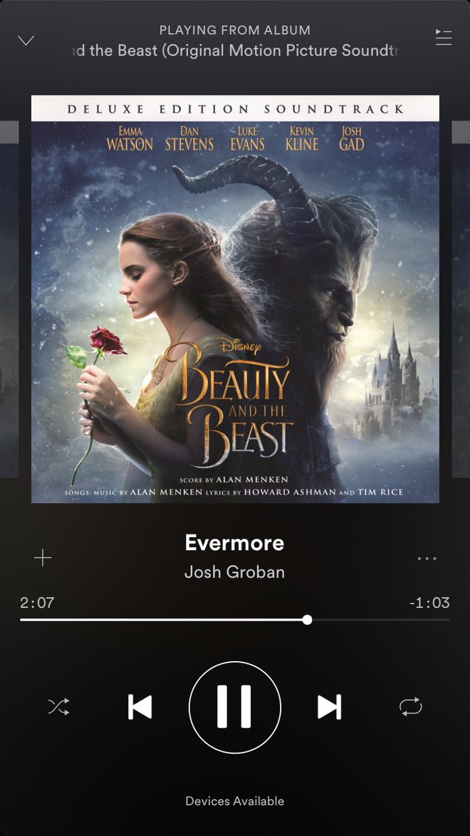 Cal_Finn's tweet photo. Can't get enough of @joshgroban and Evermore 🥀 Two of my favorites - Disney and Josh! https://t.co/qofP2qzDGk