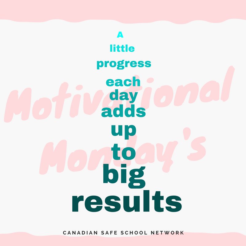 CndnSafeSchools's tweet image. Never give up...keep at it...one day at a time #MotivationalMondays #CSSN #YouthEmpowerment #YouCanDoIt