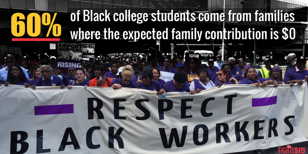 FightFor15PA's tweet photo. Even when the jobs exist, black families don't have access to them. Join us April 4 https://t.co/3AS1vvQpnJ #FightFor15 https://t.co/FgG1O7so0R