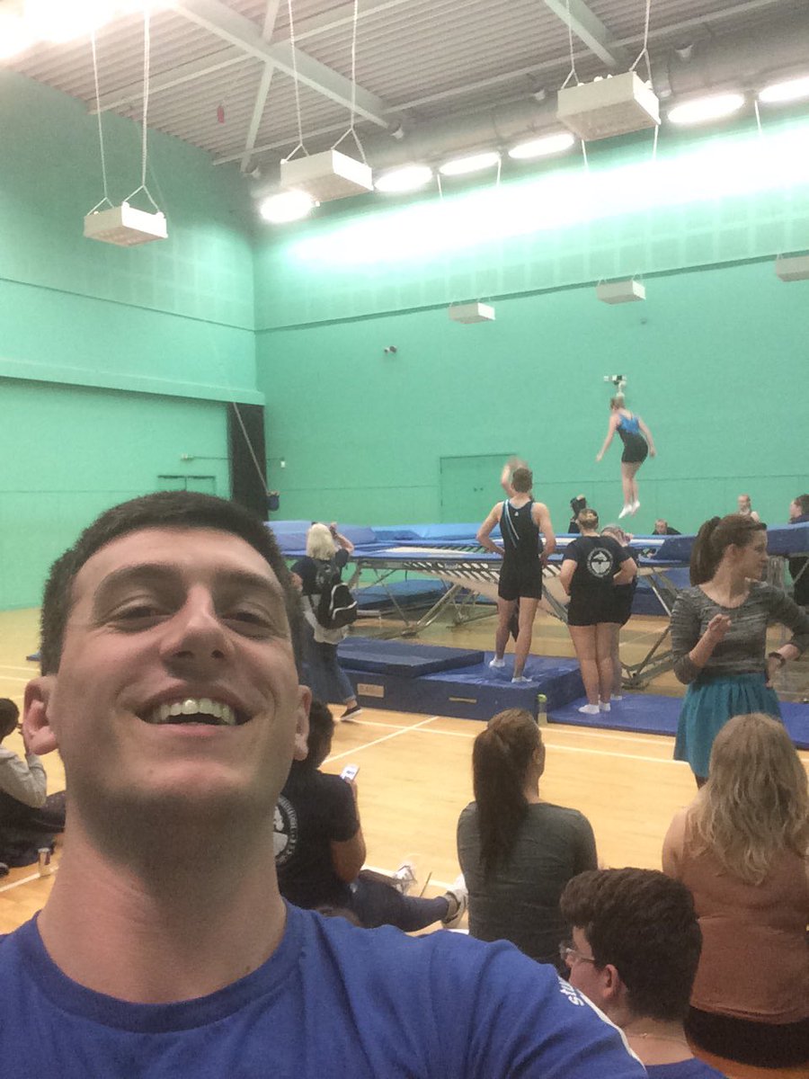 UOGMBasketball's tweet photo. Here enjoying watching @UOGTrampolining
Come on Glos!!!! π½
#TeamGlos #BlueVarsity https://t.co/oZITr5kBcm