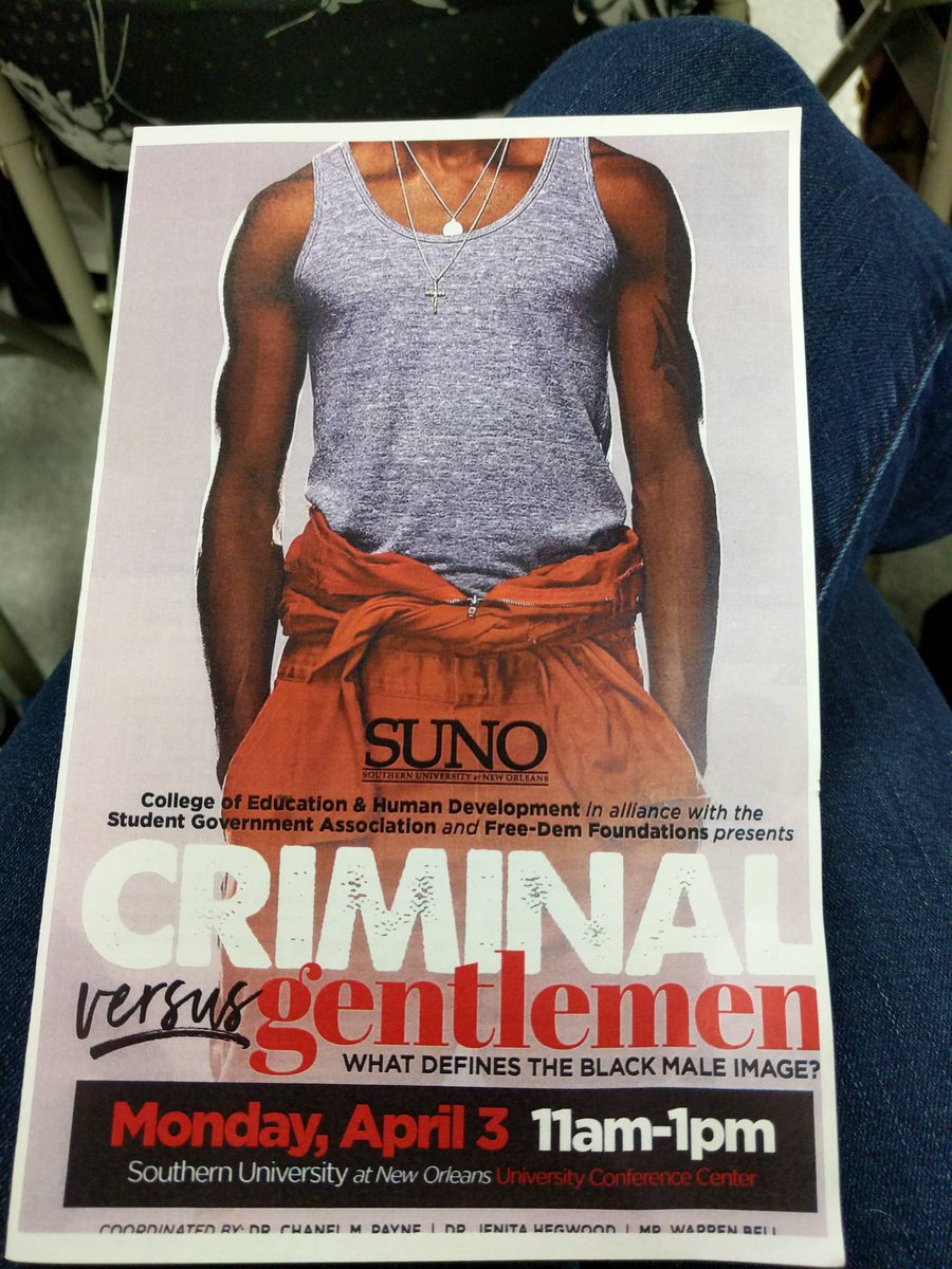 JusticeLA_org's tweet photo. What defines the black male image? #freedemfoundations #criminalversusgentleman https://t.co/LQekmV5PSs