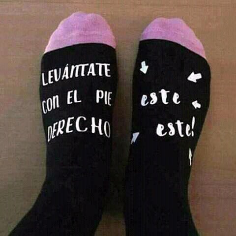 Bonito lunes... A levantarse con el pie derecho!!! venga 👊🏻👊🏻👊🏻😎