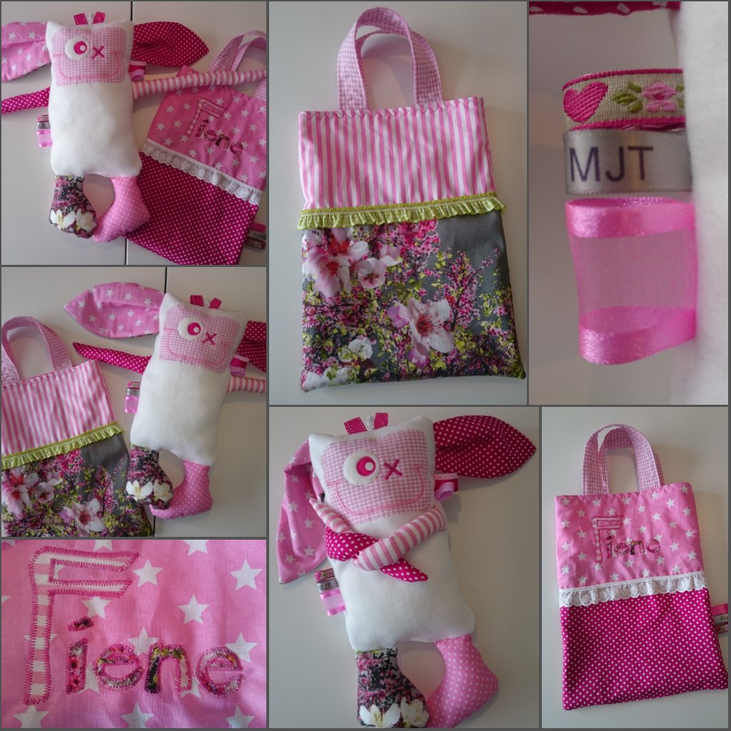 AtelierMJT's tweet image. Oehh deze schatteboutjes gingen vandaag met de post mee! #knuffelmonster #tasje 
Speciaal voor #Fiene die bijna 3 jaar wordt.