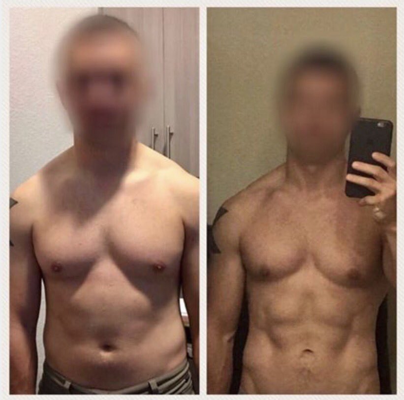 fitflexnutritn's tweet photo. Client Alan has been laser focused in the kitchen and at the gym and his hard work has paid off. Great job!  #goals https://t.co/5NlOax8trr