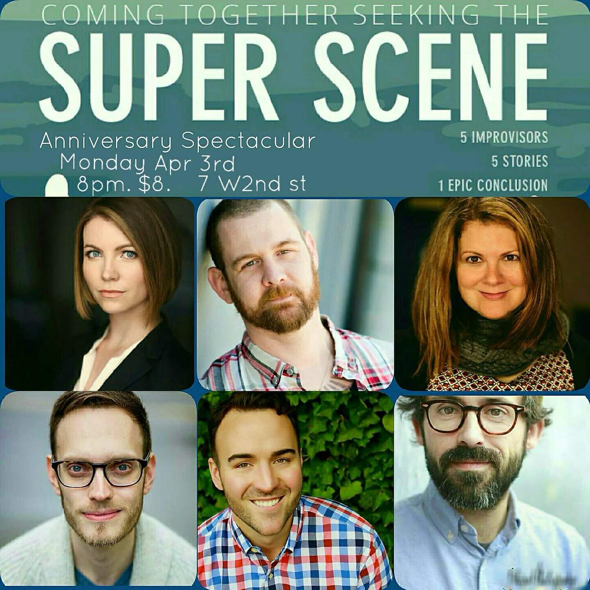 TheFictionals's tweet photo. Some of our favourite improvisers are seeking the Super Scene tonight, including @dandumsha @MargretNyfors @CStuyt @Royalkepp1! @superprov https://t.co/LS6FrICfpq