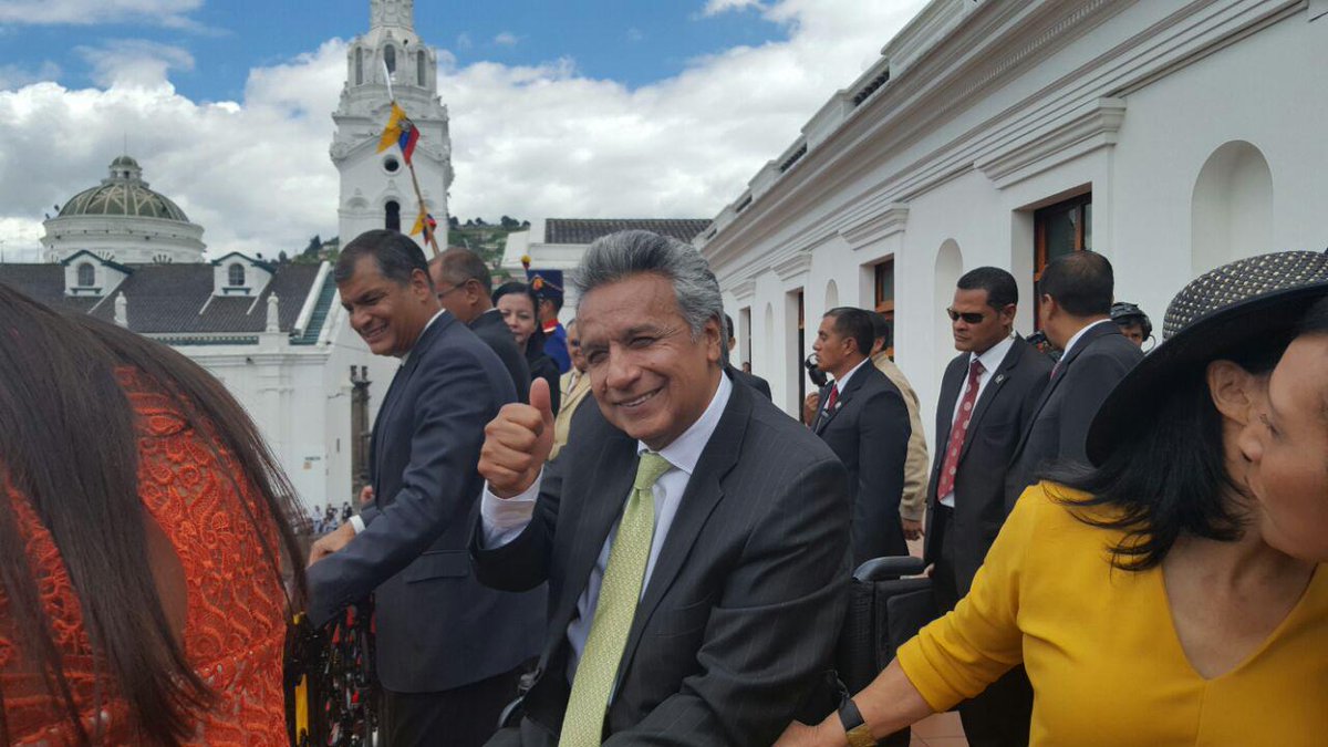 VamosLenin's tweet photo. .@Lenin: "Bienvenidos luchadores de la paz y de la vida". #EcuadorGanóConLenín https://t.co/anzIrP0Emd