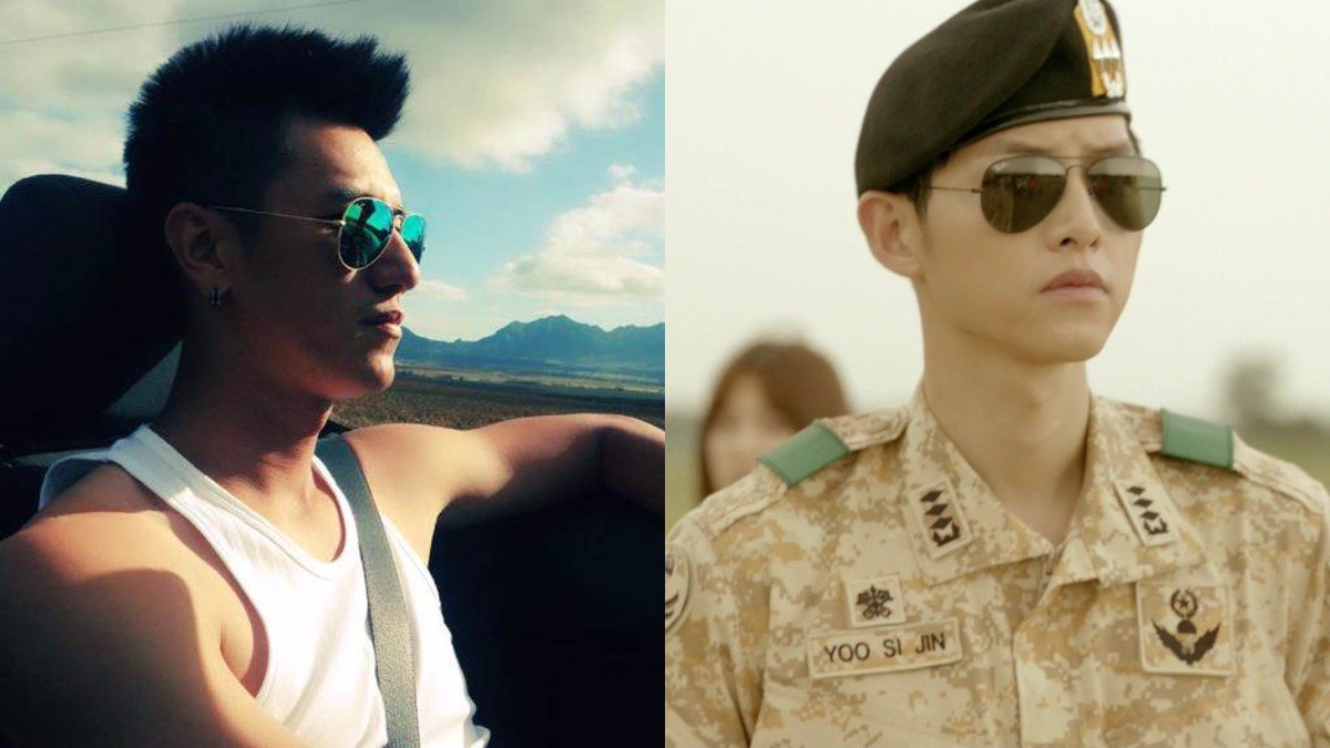 NancyZdramaland's tweet photo. Can the unknown #MengTing beat #SongJoongKi in #Taiwan's version of #DescendantsOfTheSun? https://t.co/I2Yb17bqdx https://t.co/bqMospvvwD