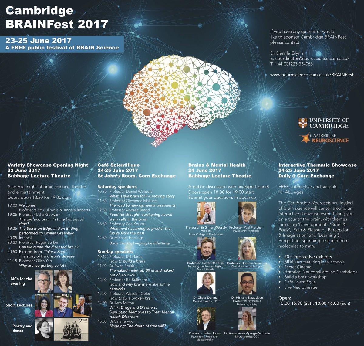 CamNeuro's tweet image. Check out #CambridgeBRAINfest | Free Public festival | June 23-25 @CambridgeCornEx 28 interactive exhibits &amp;amp; more! neuroscience.cam.ac.uk/brainfest