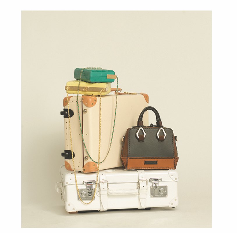 Our beautiful aw17 bowler bag sitting in good company 🔶 #editorial #bags #chanel #globetrotter