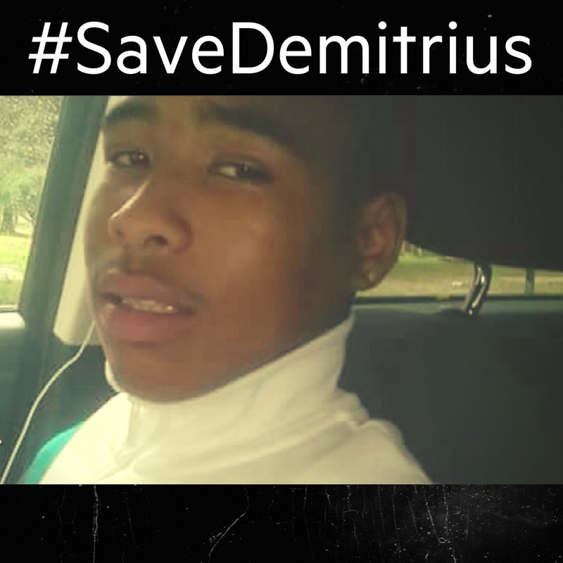 ColorOfChange's tweet photo. URGENT: Emergency hearing for Demitrius today @ 2PM. Call Judge Levy and demand she #SaveDemitrius before he dies in jail: (734) 887-4700. https://t.co/hozPfukBf0