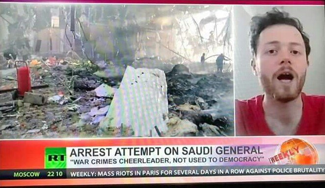 Moon_Kidnapper's tweet photo. Millions of Yemeni think and proud of @SamWalton .Who panic Brigade Asiri the crimes Saudi in #Yemen
#We_all_Sam @RT_com
#Saudiwarcriminals https://t.co/GUq4XmcGn4