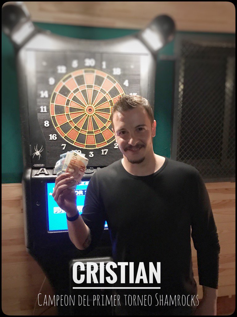 Campeón del Torneo de dardos Shamrocks
