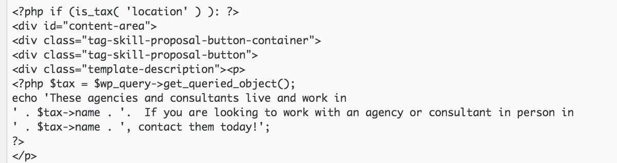 dohertyjf's tweet image. Learned some new WordPress querying skills today. #becomingadeveloper