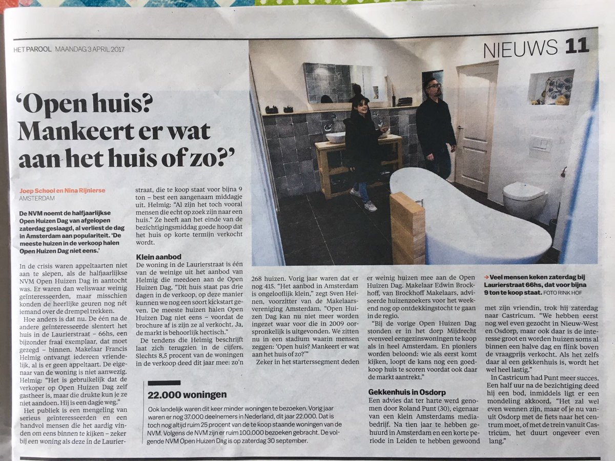 Francishelmig's tweet photo. Leuk stukje in @parool ! https://t.co/kUd1mXHHOz