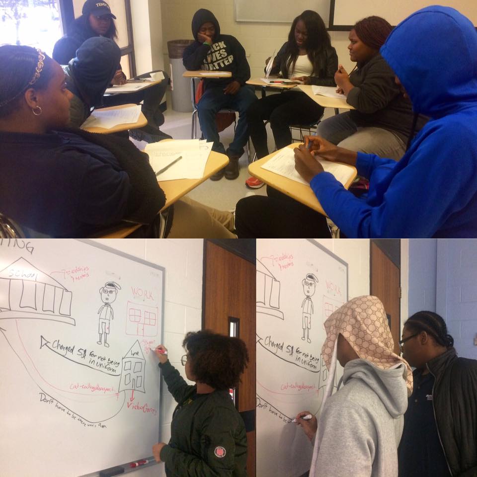 TempleUCC's tweet photo. POWER interns formed their radio squads this week and began issue mapping exercises and discussions. #youthvoice #POWERinterns https://t.co/w1NK2EEQgL