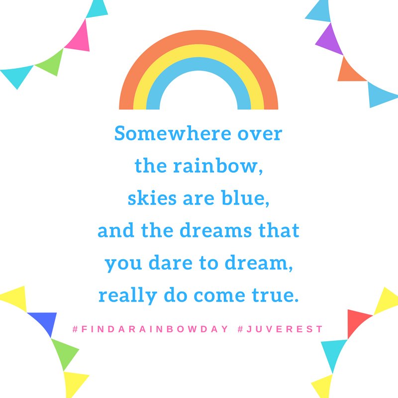 JuveRest's tweet photo. It's National #FindARainbowDay! Find your "Pot of Gold" at the end of the Rainbow with #JuveRest The Sleep Wrinkle Pillow! https://t.co/LVcR1ElR8D
