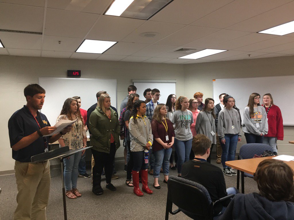 WVHSHumanities's tweet photo. WV Chamber Choir singing for our visitors from Germany. Great job, @mel_oran and choir! https://t.co/mkpH4P51T5