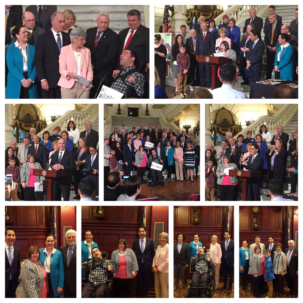 SenLisaBaker's tweet photo. Launching #PAABLE program so families won't have to choose between services &amp; savings. @SenBobCasey @PATreasury @TheArcPA @PennsylvaniaATF https://t.co/ARBbsOOB03