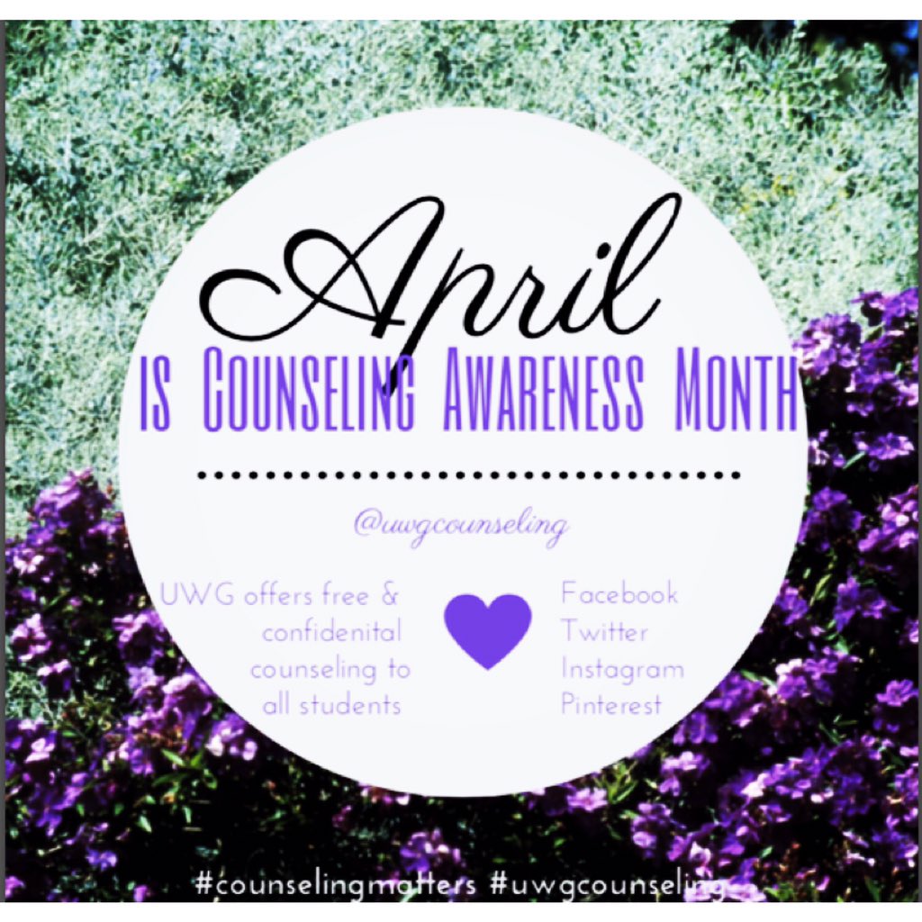 April is Counseling Awareness month! Help end the stigma behind counseling because #counselingmatters!